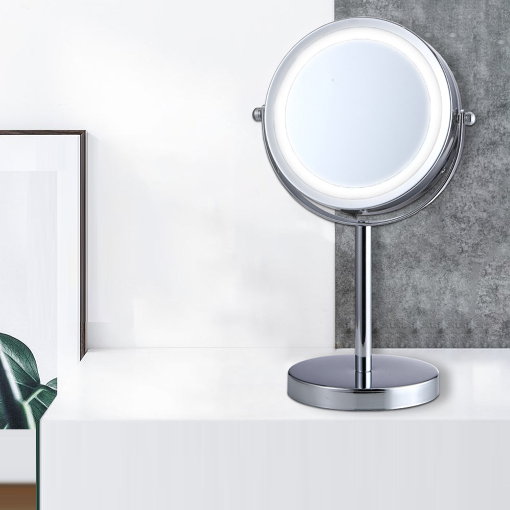 6in Double-faces Makeup Mirror HD Desktop Mirror with